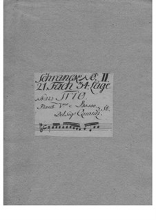 Трио-соната для скрипки, флейты и бассо континуо ми минор, QV 2:20: Трио-соната для скрипки, флейты и бассо континуо ми минор by Иоганн Иоахим Квантц