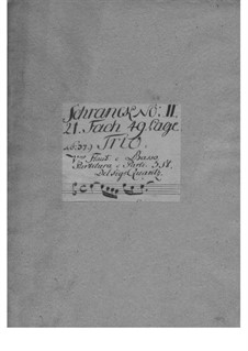 Трио-соната для скрипки, флейты и бассо континуо соль мажор, QV 2:29: Трио-соната для скрипки, флейты и бассо континуо соль мажор by Иоганн Иоахим Квантц