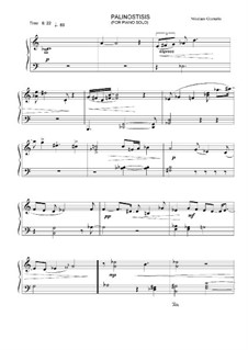 Palinostisis, Op.4: Palinostisis by Nikolas Giamalis