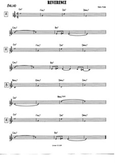 Reverence: Treble clef version by Jared Plane
