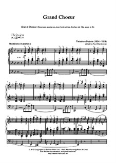 Grand Choeur: Grand Choeur by Теодор Дюбуа