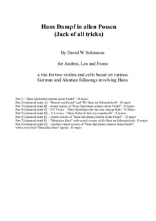 Hans Dampf in allen Possen: For two violins and cello by folklore, Дэвид Соломонс