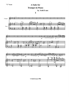 Duet for Trumpet and Piano: Партитура by Seth Evans