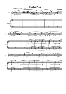 Duo No.15 for Flute and Piano, MVWV 660: Duo No.15 for Flute and Piano by Maurice Verheul