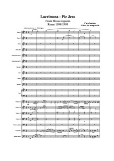 Missa requiem, CS044: No.04 sequenze 09 Lacrimosa, 10 Pie Jesu by Santino Cara