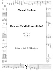 Domine, Tu Mihi Lavas Pedes?: Domine, Tu Mihi Lavas Pedes? by Мануэль  Кардозо