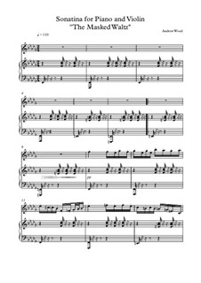 Sonatina for Piano and Violin: Sonatina for Piano and Violin by Andrew Wood
