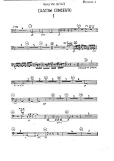 Krakow Concerto for Percussion and Orchestra: Партии by Nancy Van de Vate