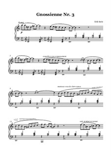 No.3: Для фортепиано by Эрик Сати