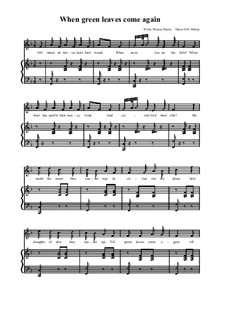 When Green Leaves Come Again: When Green Leaves Come Again by Генри Бишоп