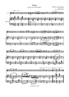 Князь Холмский: Песня Ильинишны, для альта и фортепиано by Михаил Глинка