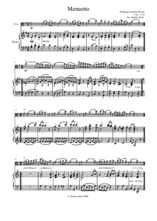 Menuetto: Menuetto by Вольфганг Амадей Моцарт