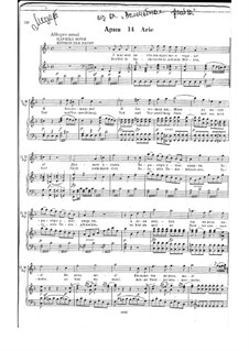 В груди моей пылает жажда мести: Для голоса и фортепиано by Вольфганг Амадей Моцарт