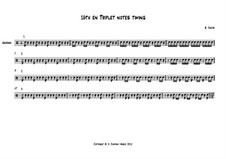 Exercise: 16th and Triplet notes timing: Exercise: 16th and Triplet notes timing by Stijn Jodts