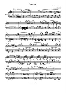 Концерт для скрипки с оркестром No.1 ля минор: Версия для альта и фортепиано by Жан-Батист Акколе