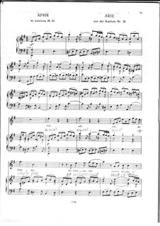 Радуйтесь, спасённые народы, BWV 30: Eilt, ihr Stunden, kommt herbei by Иоганн Себастьян Бах