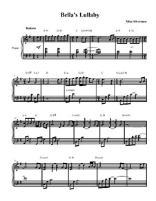 Bella's Lullaby: Bella's Lullaby by Michael Silverman