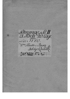 Трио-соната для скрипки, флейты бассо континуо соль мажор, QV 2:Anh.26: Партии by Иоганн Иоахим Квантц