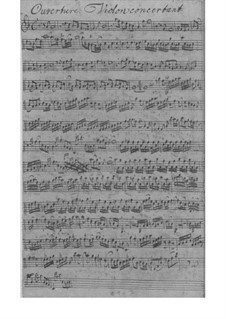 Сюита для скрипки с оркестром фа мажор, TWV 55:F13: Сюита для скрипки с оркестром фа мажор by Георг Филипп Телеманн