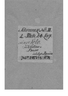 Соната для скрипки и бассо континуо ми-бемоль мажор, L III:145: Соната для скрипки и бассо континуо ми-бемоль мажор, L III:145 by Франц Бенда