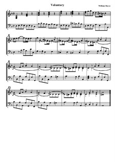 Ten Voluntaries for Organ (or Harpsichord): Voluntary No.7 by Уильям Бойс