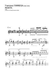 Rosita. Polka: Для гитары by Франсиско Таррега