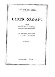 Пьесы для органа. Том IX: Пьесы для органа. Том IX by Бальдассаре Галуппи, Антонио Вивальди, Бенедетто Марчелло, Джованни Баттиста Пешетти