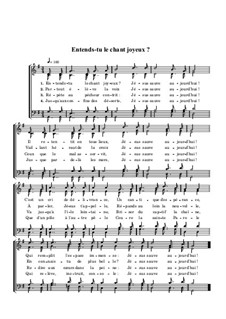 Entends-tu le chant joyeux: Entends-tu le chant joyeux by Уильям (Джеймс) Киркпатрик