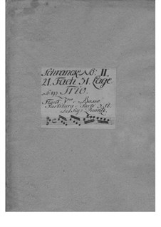 Трио-соната для скрипки, флейты и бассо континуо ре мажор, QV 2:9: Партии by Иоганн Иоахим Квантц