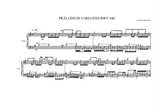 Präludium variations for piano, BWV 846 MVWV 579: Präludium variations for piano by Иоганн Себастьян Бах, Maurice Verheul