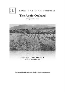 The Apple Orchard: Soprano and piano version (priced for 2 copies) by Lori Laitman