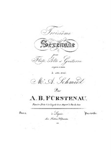 Серенада для флейты, альта и гитары No.3, Op.10: Серенада для флейты, альта и гитары No.3 by Антон Бернхард Фюрстенау