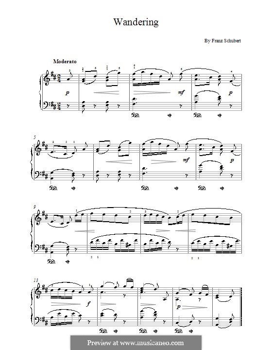 No.1 В путь: Для фортепиано by Франц Шуберт