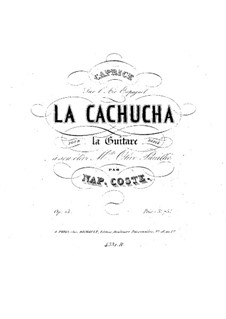 Каприс на тему испанской арии  'La Cachucha', Op.13: Для гитары by Наполеон Кост