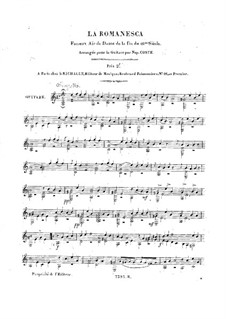 Романеска, Op.19b: Романеска by Наполеон Кост