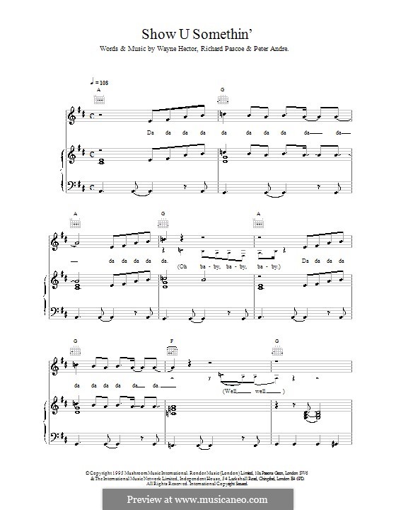 Show U Somethin: Для голоса и фортепиано (или гитары) by Richard W. Pascoe, Peter Andre, Wayne Anthony Hector