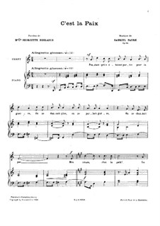 Это-мир, Op.114: Это-мир by Габриэль Форе
