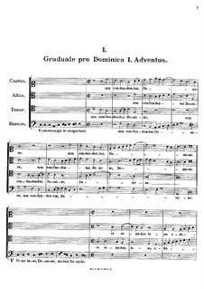 Graduale pro Dominica I. Adventus. Non confuntentur Domine, K.137: Graduale pro Dominica I. Adventus. Non confuntentur Domine by Иоганн Фукс