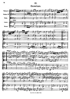Увертюра фа мажор, K.354: Увертюра фа-мажор by Иоганн Фукс