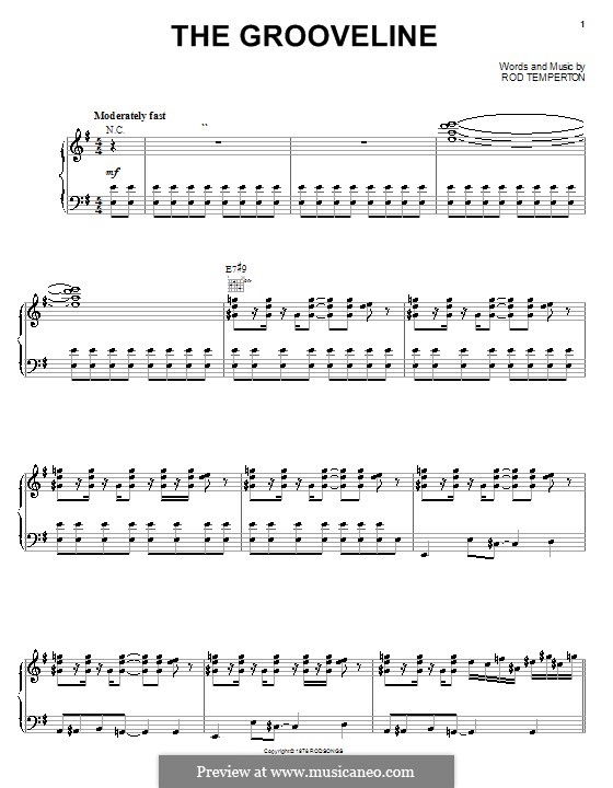The Grooveline (Heatwave): Для голоса и фортепиано (или гитары) by Rod Temperton