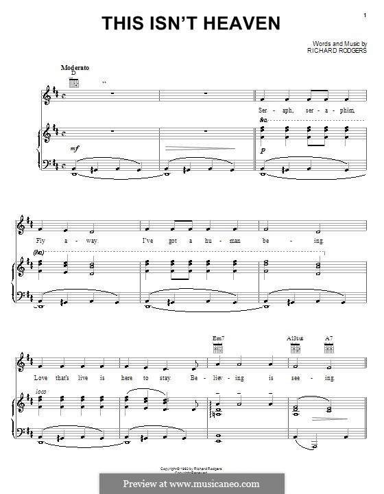 This Isn't Heaven: Для голоса и фортепиано или гитары by Richard Rodgers