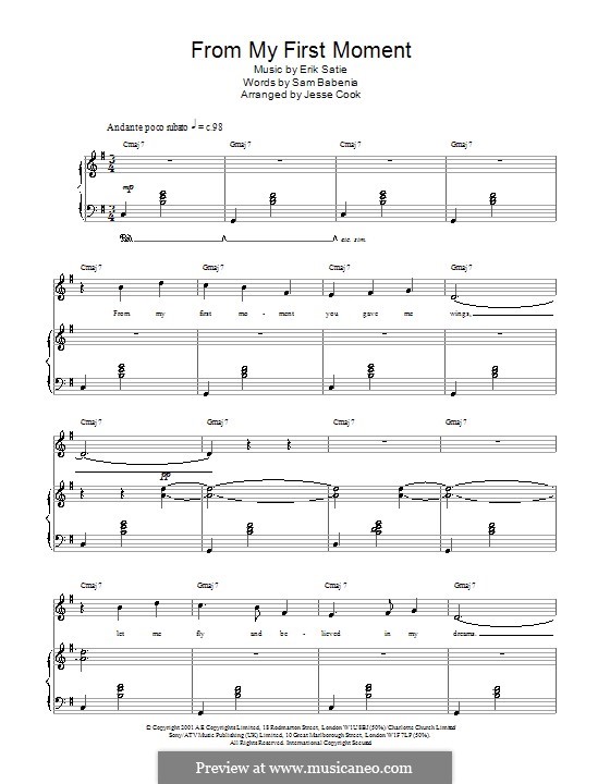 From My First Moment: From My First Moment by Эрик Сати