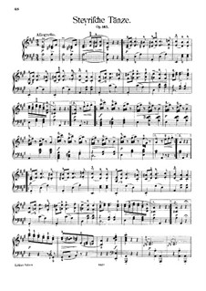 Штирийские танцы, Op.165: Штирийские танцы by Йозеф Ланнер