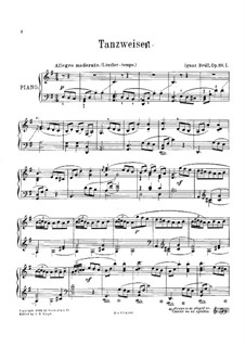 Две пьесы для фортепиано, Op.89: Две пьесы для фортепиано by Игнац Брюль