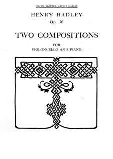 Элегия для виолончели и фортепиано, Op.36: Элегия для виолончели и фортепиано by Генри Кимболл Хедли