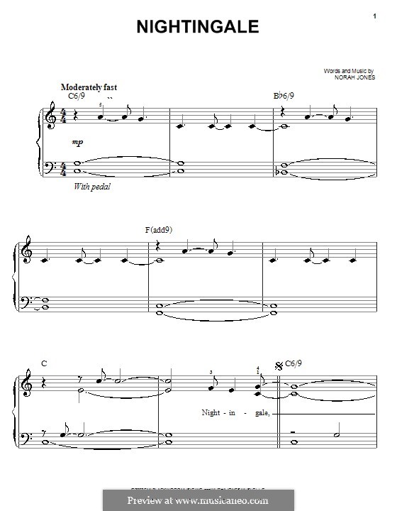 Nightingale: Для начинающего пианиста by Norah Jones
