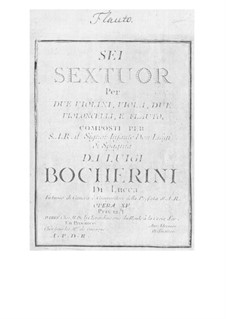 Шесть дивертисментов, G.461-466: Шесть дивертисментов by Луиджи Боккерини