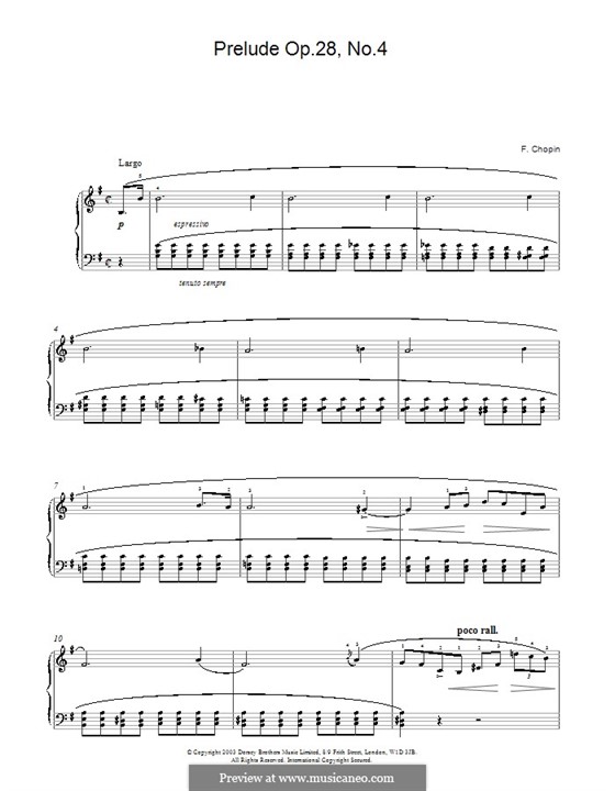 No.4 ми минор: Для фортепиано (с аппликатурой) by Фредерик Шопен