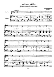 Mødes og skilles, HK 82: Mødes og skilles by Хальфдан Кьерульф