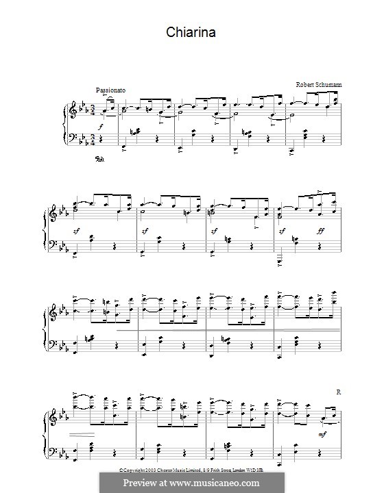 Карнавал, Op.9: No.11 Киарина by Роберт Шуман